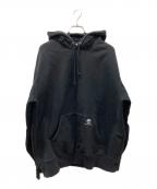 SUPREME×Timberlandシュプリーム×ティンバーランド）の古着「21AW Hooded Sweatshirt プルオーバーパーカー」｜ブラック