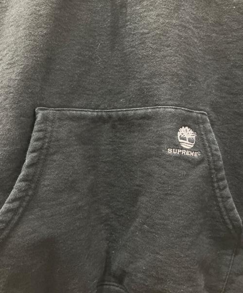 SUPREME（シュプリーム）Supreme (シュプリーム) Timberland (ティンバーランド) 21AW Hooded Sweatshirt プルオーバーパーカー ブラック サイズ:Lの古着・服飾アイテム