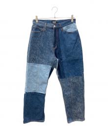 X-LARGE（エクストララージ）の古着「PATCHWORK DENIM PANTS パッチワークデニムパンツ」｜インディゴ