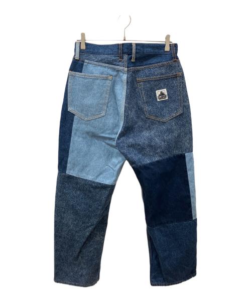 X-LARGE（エクストララージ）X-LARGE (エクストララージ) PATCHWORK DENIM PANTS パッチワークデニムパンツ インディゴ サイズ:32の古着・服飾アイテム