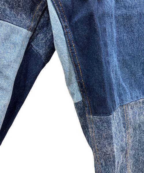 X-LARGE（エクストララージ）X-LARGE (エクストララージ) PATCHWORK DENIM PANTS パッチワークデニムパンツ インディゴ サイズ:32の古着・服飾アイテム