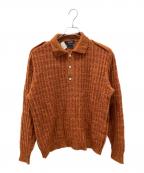 GUCCIグッチ）の古着「モヘア ニットポロシャツ」｜ブラウン