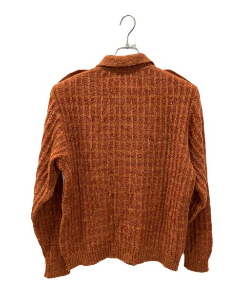 GUCCI（グッチ）GUCCI (グッチ) モヘア ニットポロシャツ ブラウン サイズ:Mの古着・服飾アイテム