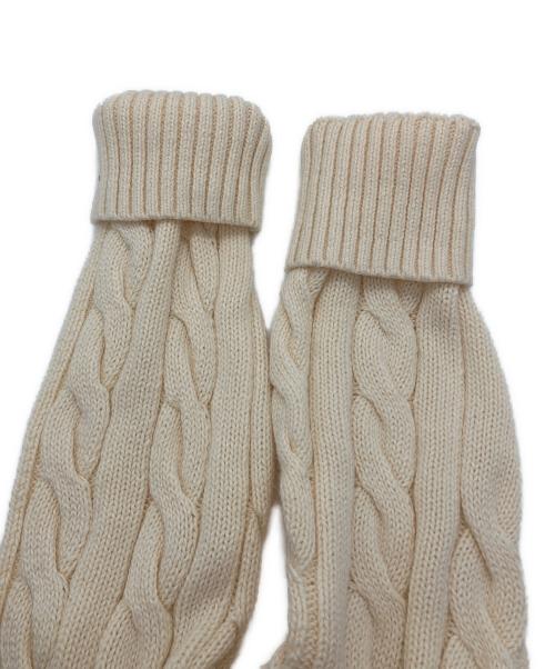 POLO RALPH LAUREN（ポロ・ラルフローレン）POLO RALPH LAUREN (ポロ・ラルフローレン) ケーブルニット ベージュ サイズ:XSの古着・服飾アイテム