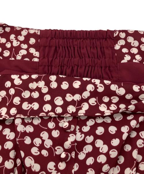 HER LIP TO（ハーリップトゥ）HER LIP TO (ハーリップトゥ) Cherry Pattern Strap Top レッド サイズ:Mの古着・服飾アイテム