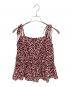 HER LIP TO（ハーリップトゥ）の古着「Cherry Pattern Strap Top」｜レッド