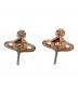 中古・古着 Vivienne Westwood (ヴィヴィアンウエストウッド) NANO SOLITAIRE EARRINGS ゴールド：7000円