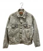 LEVI'Sリーバイス）の古着「90S ケミカルウォッシュ4thデニムジャケット」｜グレー