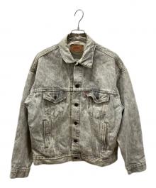 LEVI'S（リーバイス）の古着「90S ケミカルウォッシュ4thデニムジャケット」｜グレー