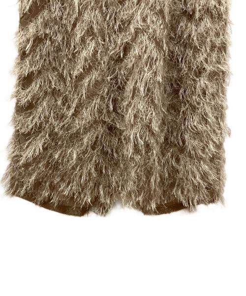 GALLARDA GALANTE（ガリャルダガランテ）GALLARDA GALANTE (ガリャルダガランテ) フラフィーセミタイトスカート ベージュの古着・服飾アイテム