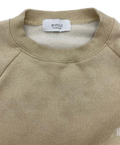emmi（エミ）emmi (エミ) ペプラムラメ裏毛プルオーバー イエロー サイズ:freeサイズの古着・服飾アイテム