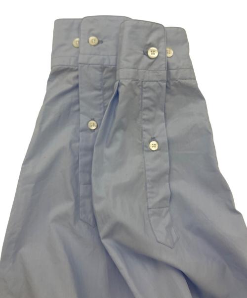 MARKAWARE（マーカウェア）MARKAWARE (マーカウェア) ORGANIC GIZA TYPEWRITER W COLLAR LONG SHIRT ブルー サイズ:1の古着・服飾アイテム