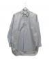 MARKAWARE（マーカウェア）の古着「ORGANIC GIZA TYPEWRITER W COLLAR LONG SHIRT」｜ブルー
