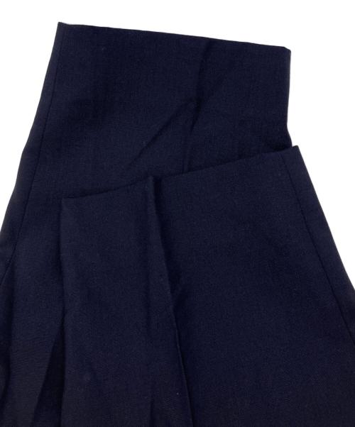 MARKAWARE（マーカウェア）MARKAWARE (マーカウェア) PEGTOP TROUSERS ORGANIC WOOL TROPICAL ネイビー サイズ:1の古着・服飾アイテム