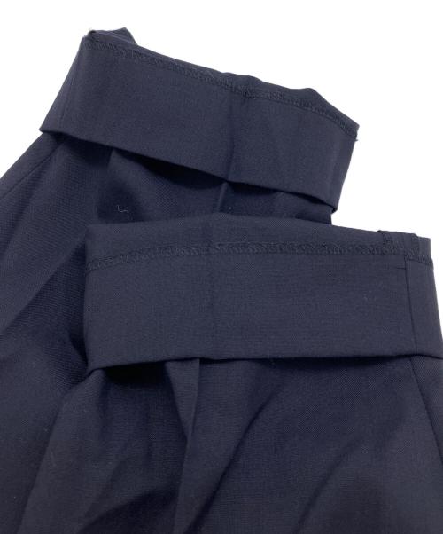 MARKAWARE（マーカウェア）MARKAWARE (マーカウェア) PEGTOP TROUSERS ORGANIC WOOL TROPICAL ネイビー サイズ:1の古着・服飾アイテム