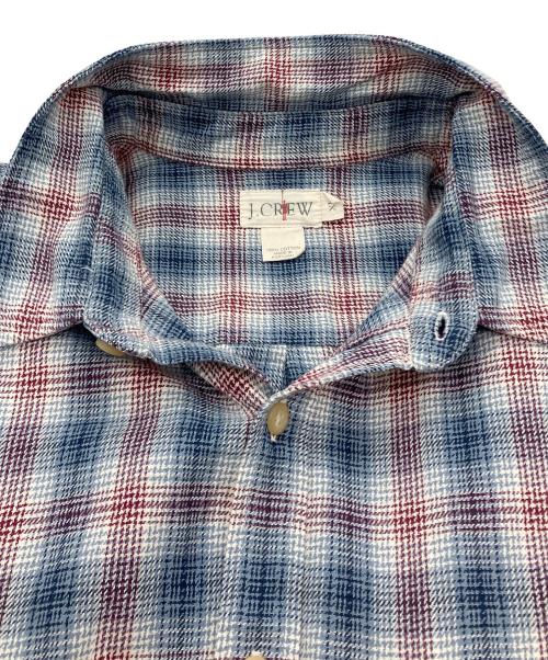 J.CREW（ジェイクルー）J.CREW (ジェイクルー) 90s チェックシャツ ブルー×レッド サイズ:XLの古着・服飾アイテム
