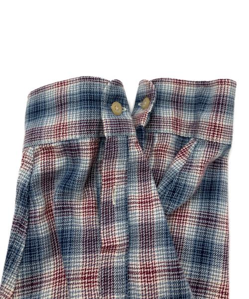 J.CREW（ジェイクルー）J.CREW (ジェイクルー) 90s チェックシャツ ブルー×レッド サイズ:XLの古着・服飾アイテム