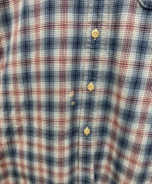J.CREW（ジェイクルー）J.CREW (ジェイクルー) 90s チェックシャツ ブルー×レッド サイズ:XLの古着・服飾アイテム