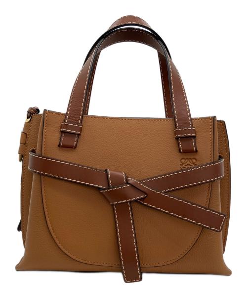 LOEWE（ロエベ）LOEWE (ロエベ) トップハンドル ミニ 2WAYバッグ ブラウンの古着・服飾アイテム