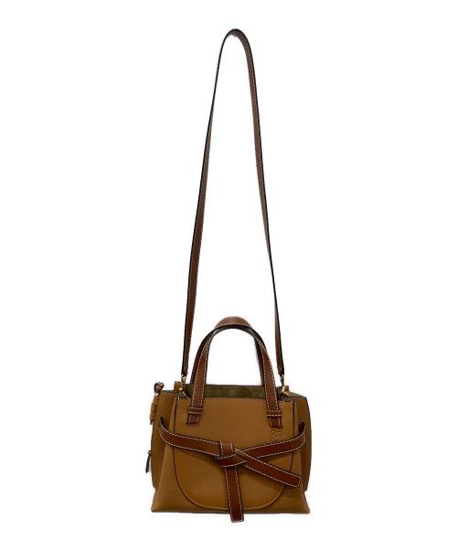 LOEWE（ロエベ）LOEWE (ロエベ) トップハンドル ミニ 2WAYバッグ ブラウンの古着・服飾アイテム