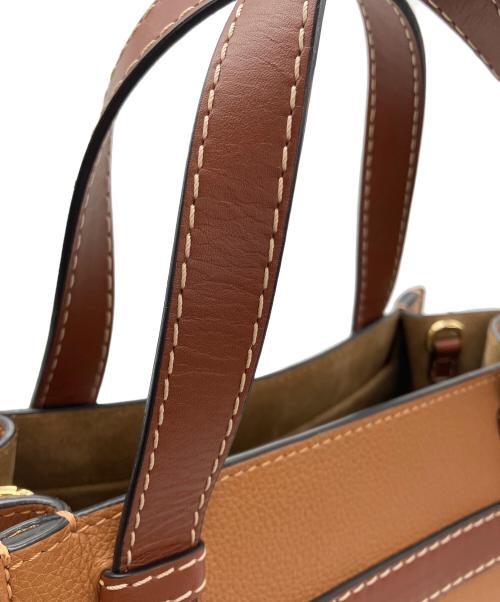 LOEWE（ロエベ）LOEWE (ロエベ) トップハンドル ミニ 2WAYバッグ ブラウンの古着・服飾アイテム