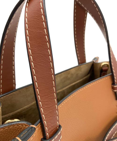LOEWE（ロエベ）LOEWE (ロエベ) トップハンドル ミニ 2WAYバッグ ブラウンの古着・服飾アイテム