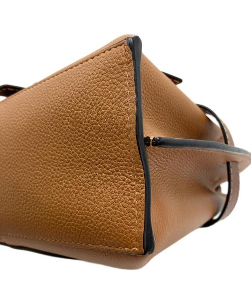 LOEWE（ロエベ）LOEWE (ロエベ) トップハンドル ミニ 2WAYバッグ ブラウンの古着・服飾アイテム