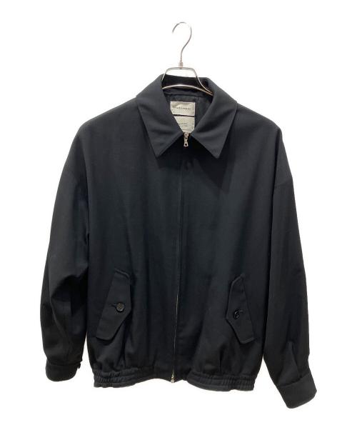 MARKAWARE（マーカウェア）MARKAWARE (マーカウェア) WIDE SPORTS JACKET 3/60オーガニックウールサバイバルクロス ジャケット ブラック サイズ:1の古着・服飾アイテム