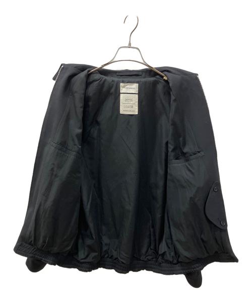 MARKAWARE（マーカウェア）MARKAWARE (マーカウェア) WIDE SPORTS JACKET 3/60オーガニックウールサバイバルクロス ジャケット ブラック サイズ:1の古着・服飾アイテム