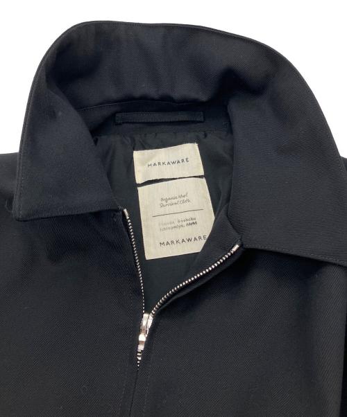 MARKAWARE（マーカウェア）MARKAWARE (マーカウェア) WIDE SPORTS JACKET 3/60オーガニックウールサバイバルクロス ジャケット ブラック サイズ:1の古着・服飾アイテム