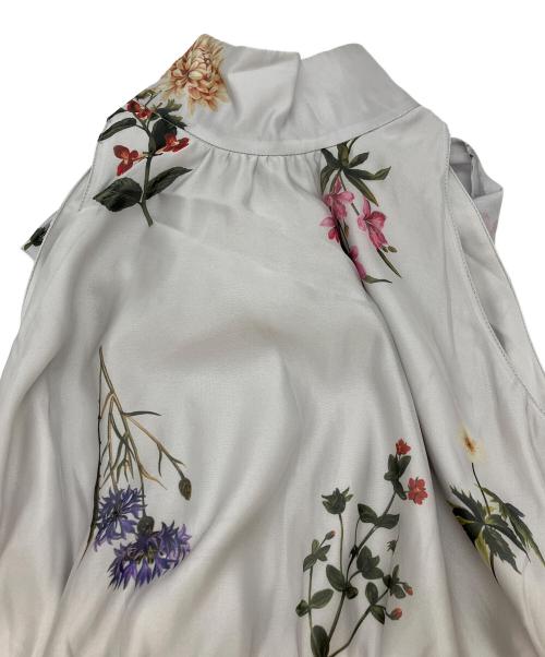 Snidel（スナイデル）Snidel (スナイデル) Sustainableフラワーモチーフワンピース×ボレロセット グレー サイズ:1の古着・服飾アイテム
