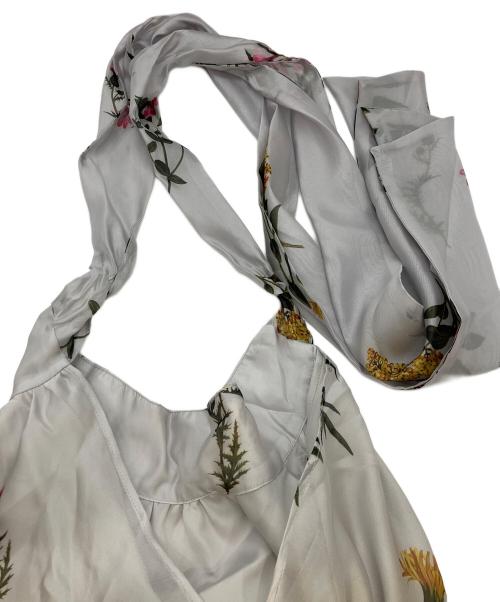 Snidel（スナイデル）Snidel (スナイデル) Sustainableフラワーモチーフワンピース×ボレロセット グレー サイズ:1の古着・服飾アイテム