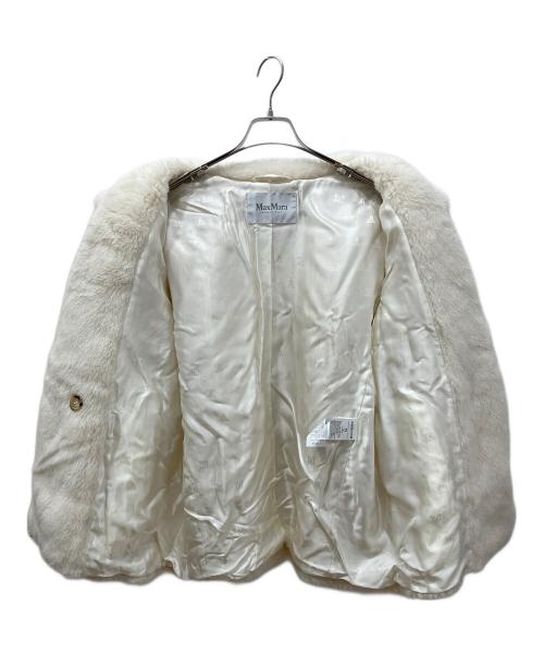 MaxMara（マックスマーラ）MaxMara (マックスマーラ) テディベアアイコン ショートコート アイボリー サイズ:XSの古着・服飾アイテム