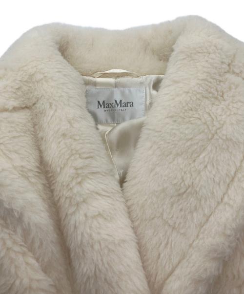 MaxMara（マックスマーラ）MaxMara (マックスマーラ) テディベアアイコン ショートコート アイボリー サイズ:XSの古着・服飾アイテム