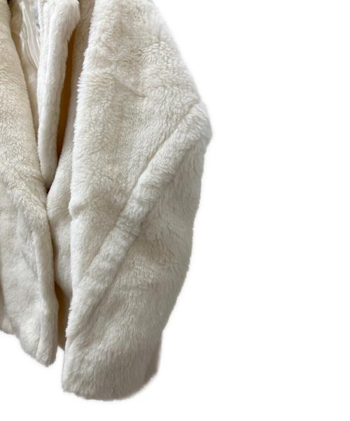 MaxMara（マックスマーラ）MaxMara (マックスマーラ) テディベアアイコン ショートコート アイボリー サイズ:XSの古着・服飾アイテム