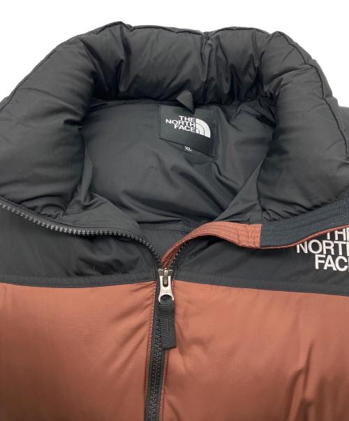 THE NORTH FACE（ザ ノース フェイス）THE NORTH FACE (ザ ノース フェイス) NUPTSE JACKET ヌプシダウンジャケット ブラック×ブラウン サイズ:XLの古着・服飾アイテム