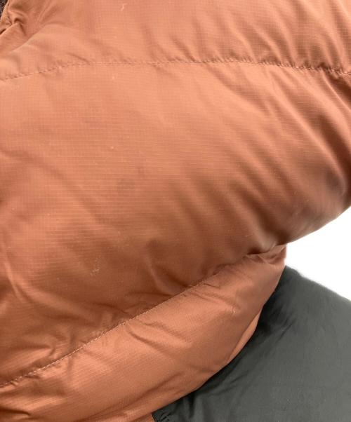 THE NORTH FACE（ザ ノース フェイス）THE NORTH FACE (ザ ノース フェイス) NUPTSE JACKET ヌプシダウンジャケット ブラック×ブラウン サイズ:XLの古着・服飾アイテム