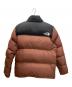 THE NORTH FACE (ザ ノース フェイス) NUPTSE JACKET ヌプシダウンジャケット ブラック×ブラウン サイズ:XL：21000円