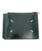 Maison Margielaメゾンマルジェラ）の古着「マネークリップ 2つ折り財布」｜グリーン