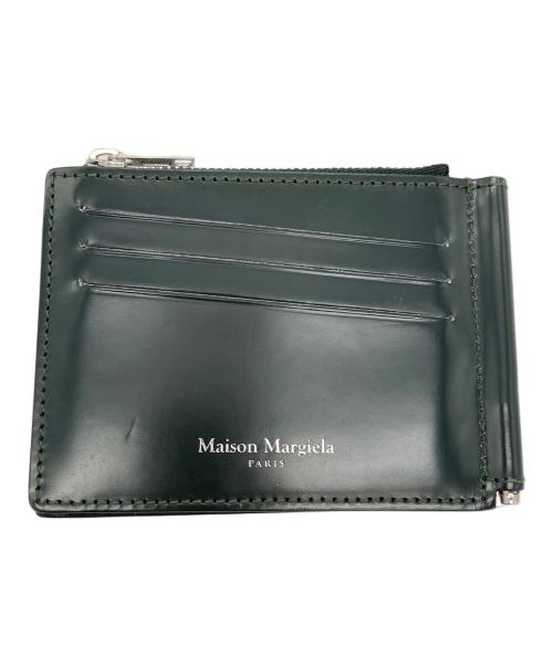 Maison Margiela（メゾンマルジェラ）Maison Margiela (メゾンマルジェラ) マネークリップ 2つ折り財布 グリーンの古着・服飾アイテム