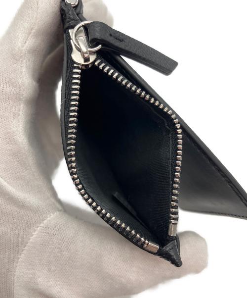 Maison Margiela（メゾンマルジェラ）Maison Margiela (メゾンマルジェラ) グレインレザー マネークリップ ブラックの古着・服飾アイテム