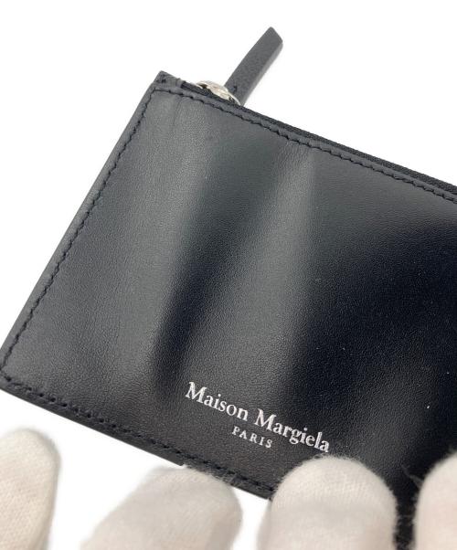 Maison Margiela（メゾンマルジェラ）Maison Margiela (メゾンマルジェラ) グレインレザー マネークリップ ブラックの古着・服飾アイテム