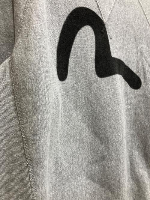 EVISU（エヴィス）EVISU (エヴィス) カモメプリントVガゼットスウェット グレー サイズ:42の古着・服飾アイテム