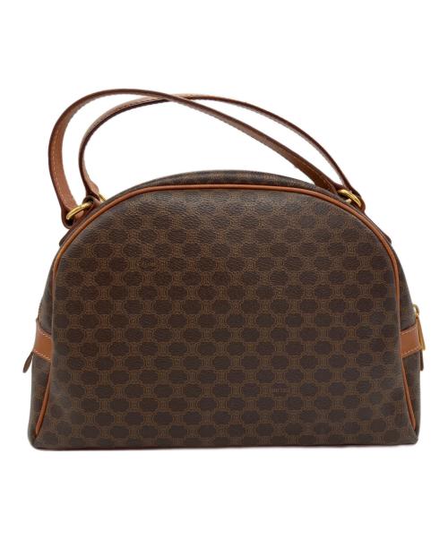 CELINE（セリーヌ）CELINE (セリーヌ) マカダムハンドバッグ ブラウンの古着・服飾アイテム