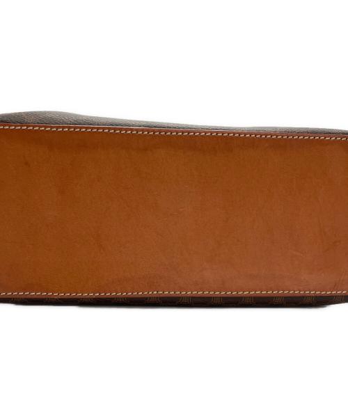 CELINE（セリーヌ）CELINE (セリーヌ) マカダムハンドバッグ ブラウンの古着・服飾アイテム