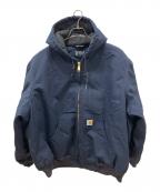 CarHarttカーハート）の古着「LOOSE FIT WASHED DUCK INSULATED ACTIVE JACKET アクティブジャケット」｜ネイビー