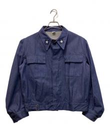 French Army（フランス軍）の古着「バトルドレスジャケット」｜ブルー