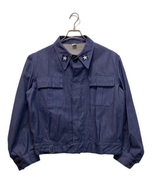 French Army（フランス軍）French Army (フランス軍) バトルドレスジャケット ブルー サイズ:48の古着・服飾アイテム