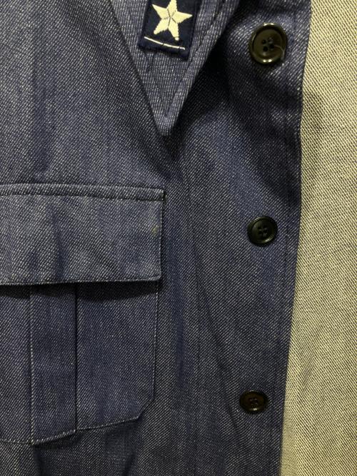 French Army（フランス軍）French Army (フランス軍) バトルドレスジャケット ブルー サイズ:48の古着・服飾アイテム