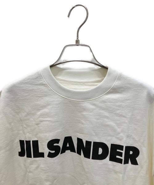 JIL SANDER（ジルサンダー）JIL SANDER (ジルサンダー) オーバーサイズ ロゴTEE ホワイト サイズ:Sの古着・服飾アイテム